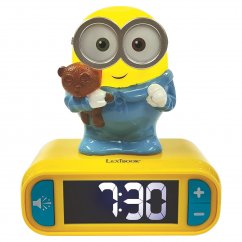 Alarm Clock with Minions 3D Night Light